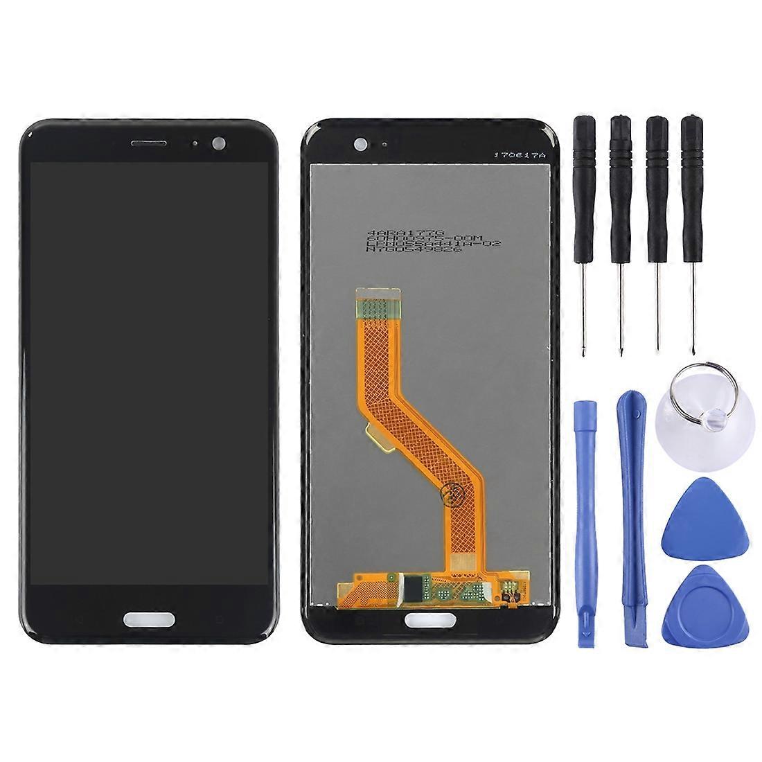 COMPATIBLE LCD Screen for HTC U11 with Digitizer Full Assembly (Black)