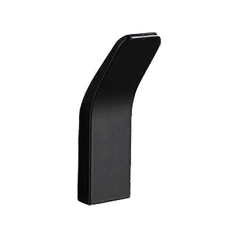 Fashion Luxury 1Pc Punch-free Black Coat Hook Space Aluminum White Hook Wall Hanging Wall Hook Bathroom Coat Hook Single Hook