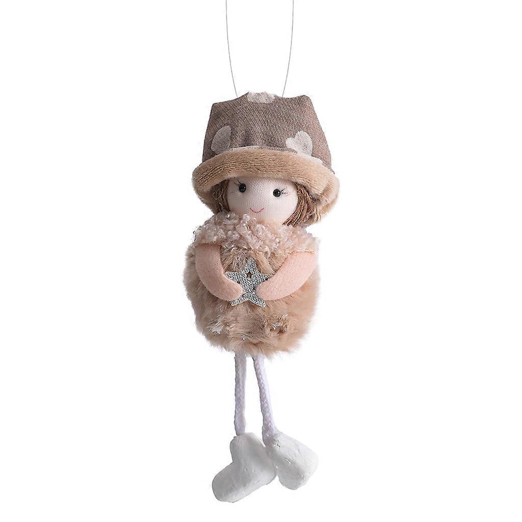 Julgransprydnad för docka Julhängande ängel Julgransprydnad för docka för barn för pojkar och flickor Baby Cu