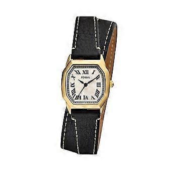 Fossil Harlow Women's Watch - ES5404 Black Leather Strap