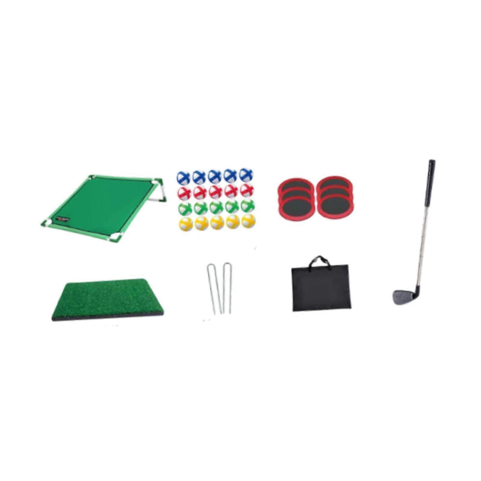 ゴルフチッピングゲームマットセットゴルフボールゲーム家族で楽しい集まり裏庭スタイルA