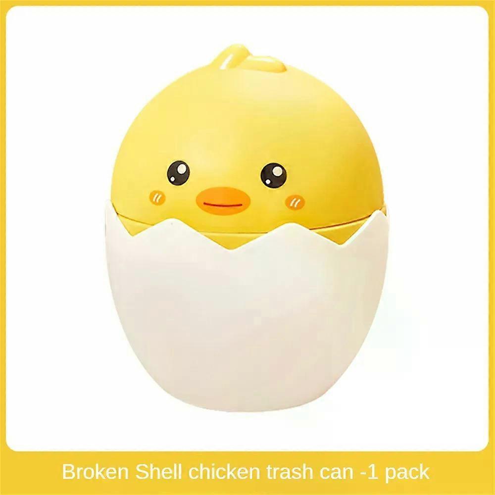 Portable Trash Can Creative Cute Chicken Shape Flip Open Multifunctional Storage Safe And Odorless Miscellaneous Bin Lovable