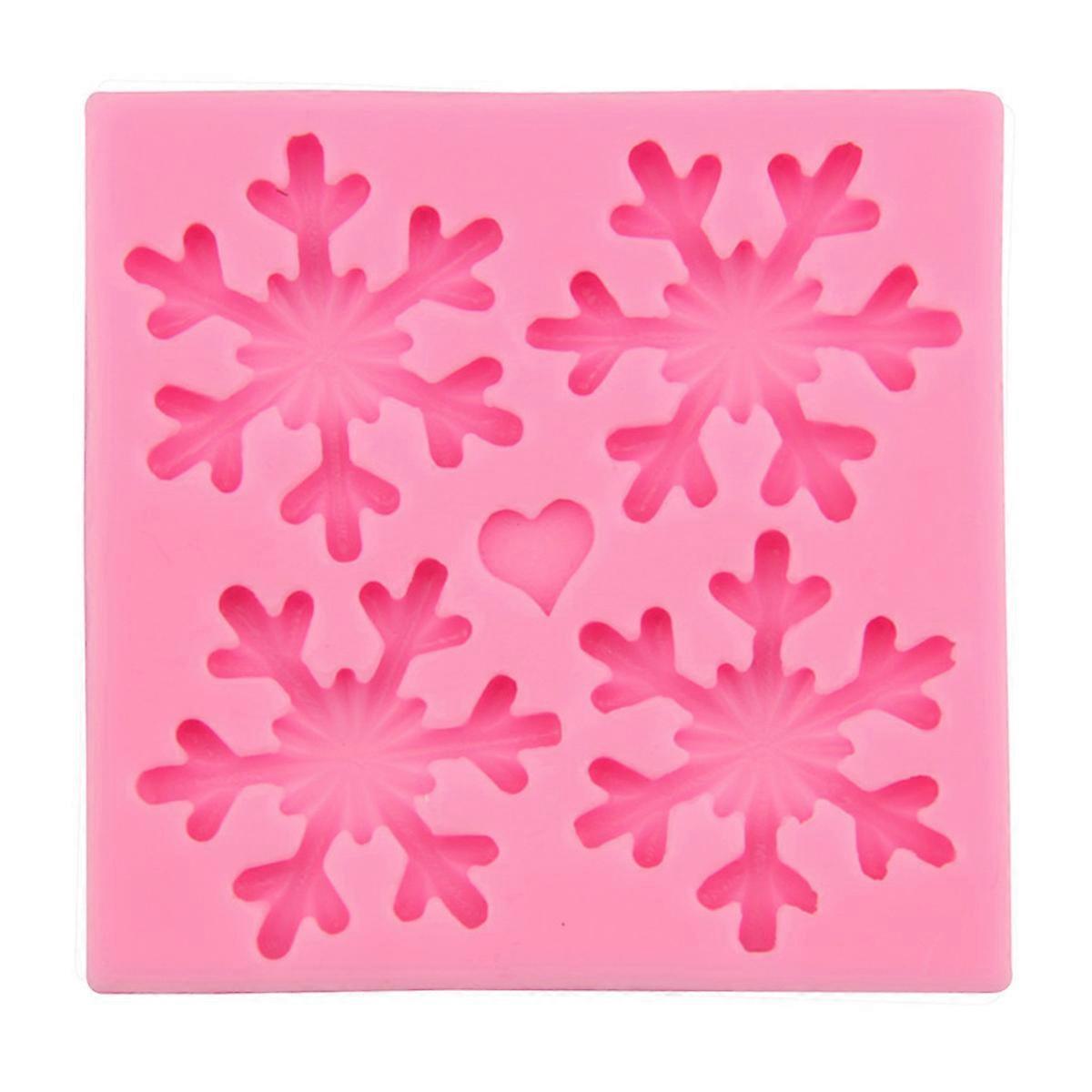Silicone Baking Mold, Christmas Snowflake Cake Biscuit Mould