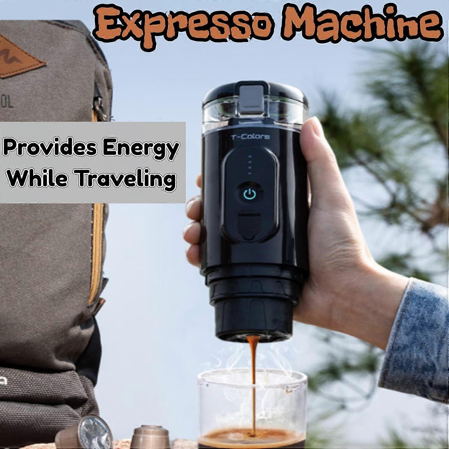 Portable Espresso Maker – USB Rechargeable for Coffee Powder