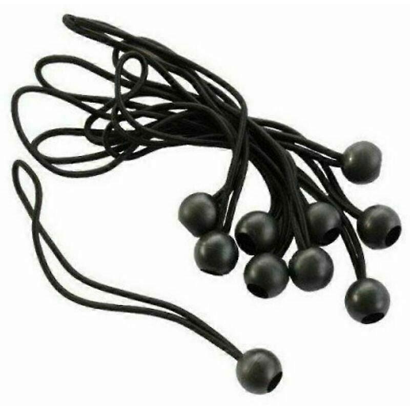 Pack of 50 Elastic Bungee Cords for Tarpaulins