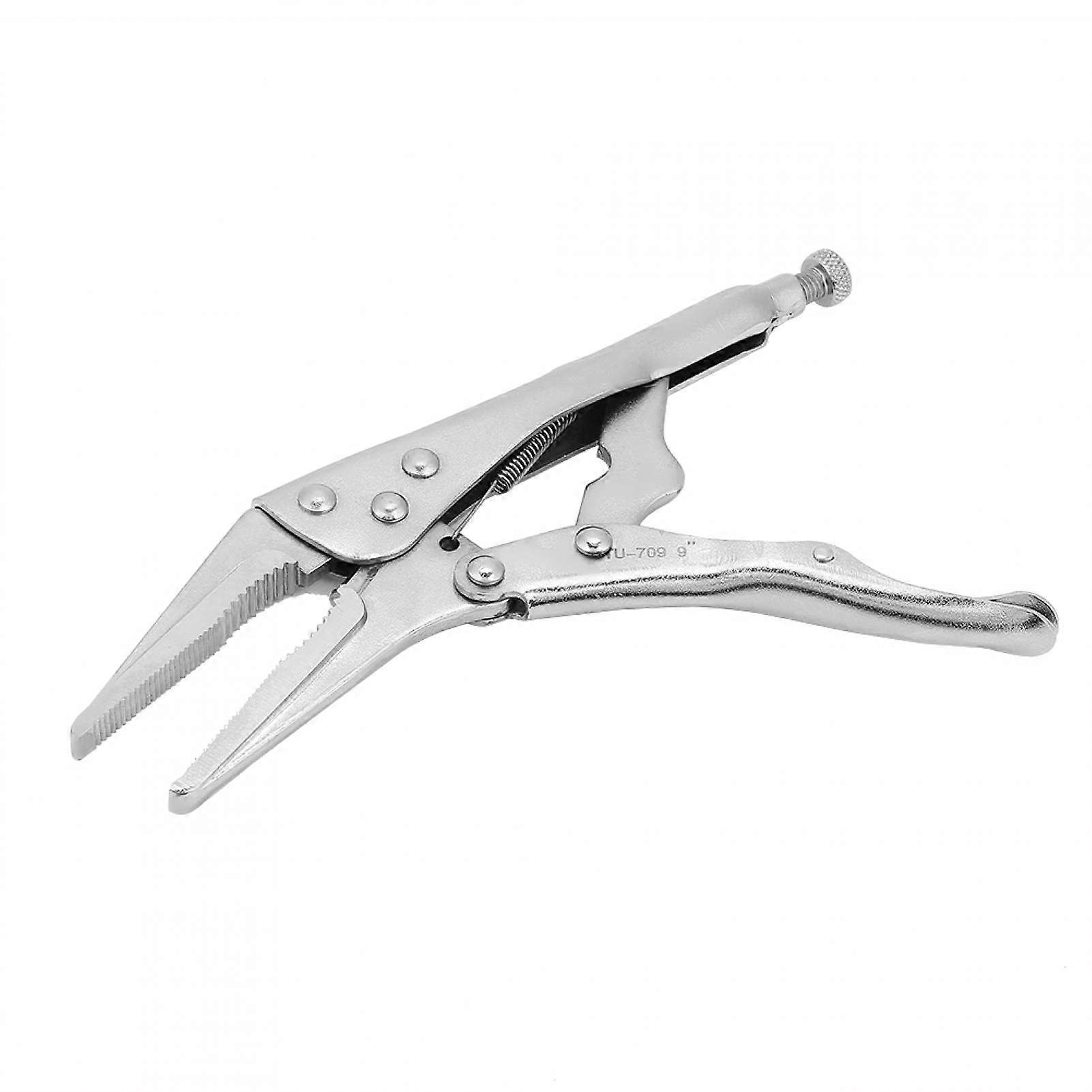 Needle nose pliers with adjustable jaw, 9 inch
