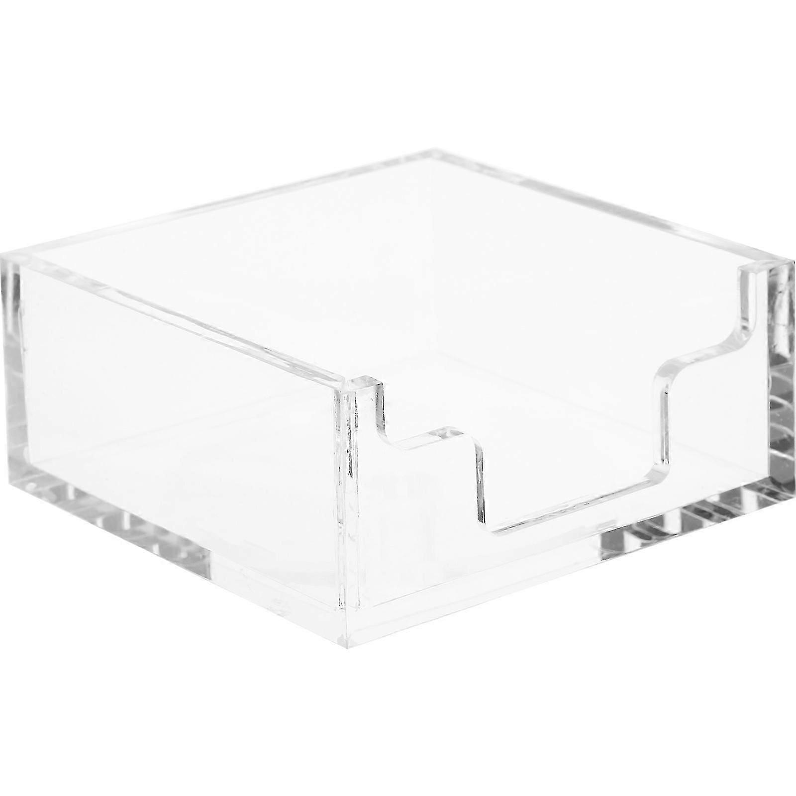 Desktop Tissue Box Clear Acrylic Napkin Holder for Kitchen Hotel Dining Table