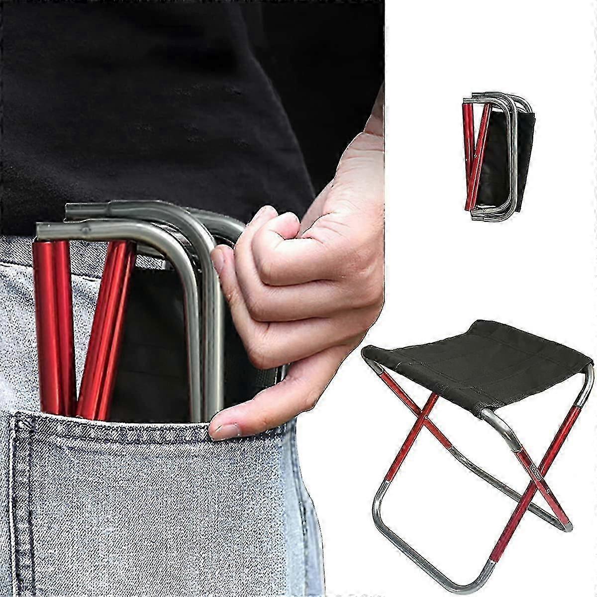 Camping Folding Stool Mini Outdoor Collapsible Slacker Chairs Seat