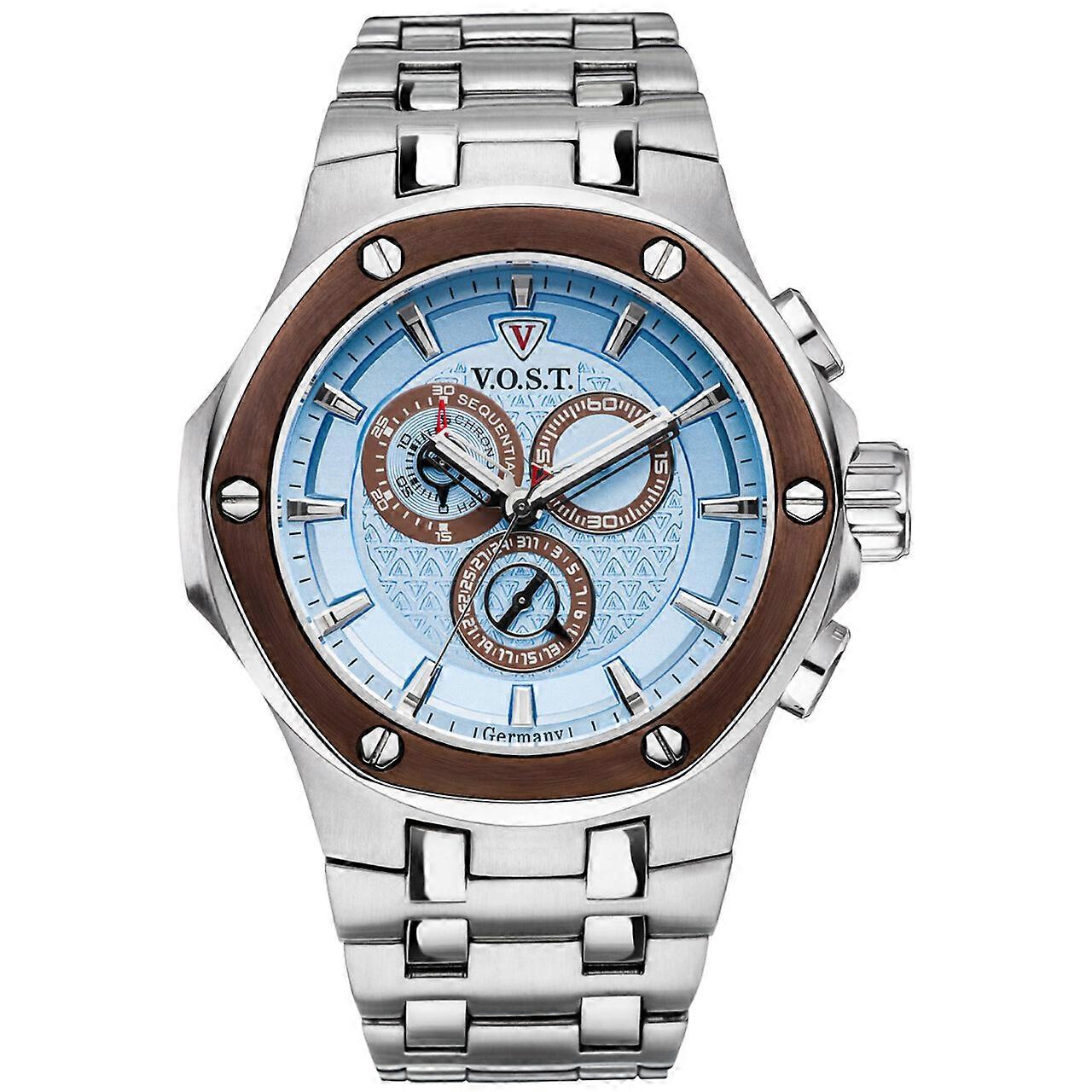 男士手表 V.O.S.T 德国 V100.021.C2.SI.M.I， 石英， 44毫米， 20大气压
