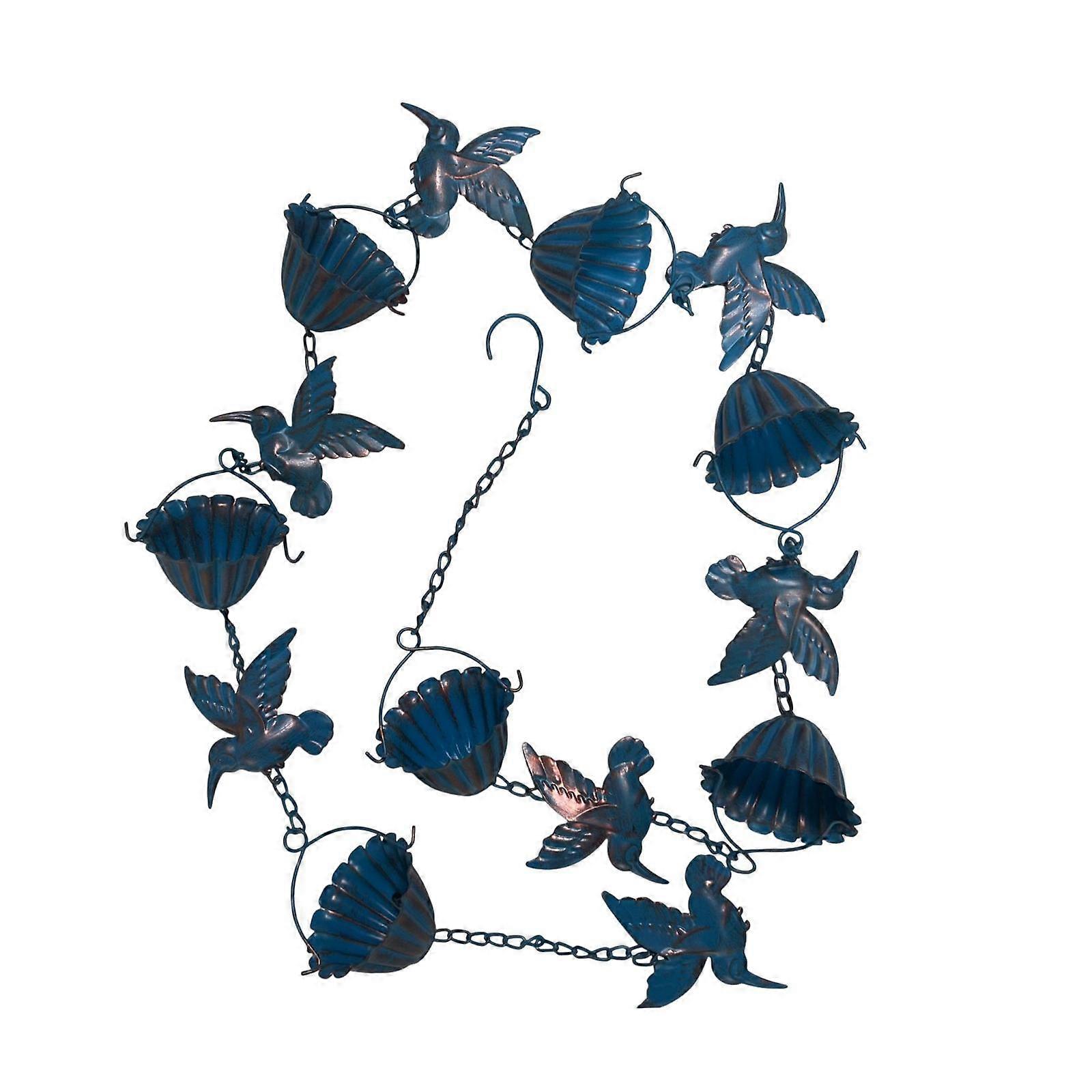 7.87 ft Rain Chain for Gutters Yard Outside Bird Bath Replacement Downspouts