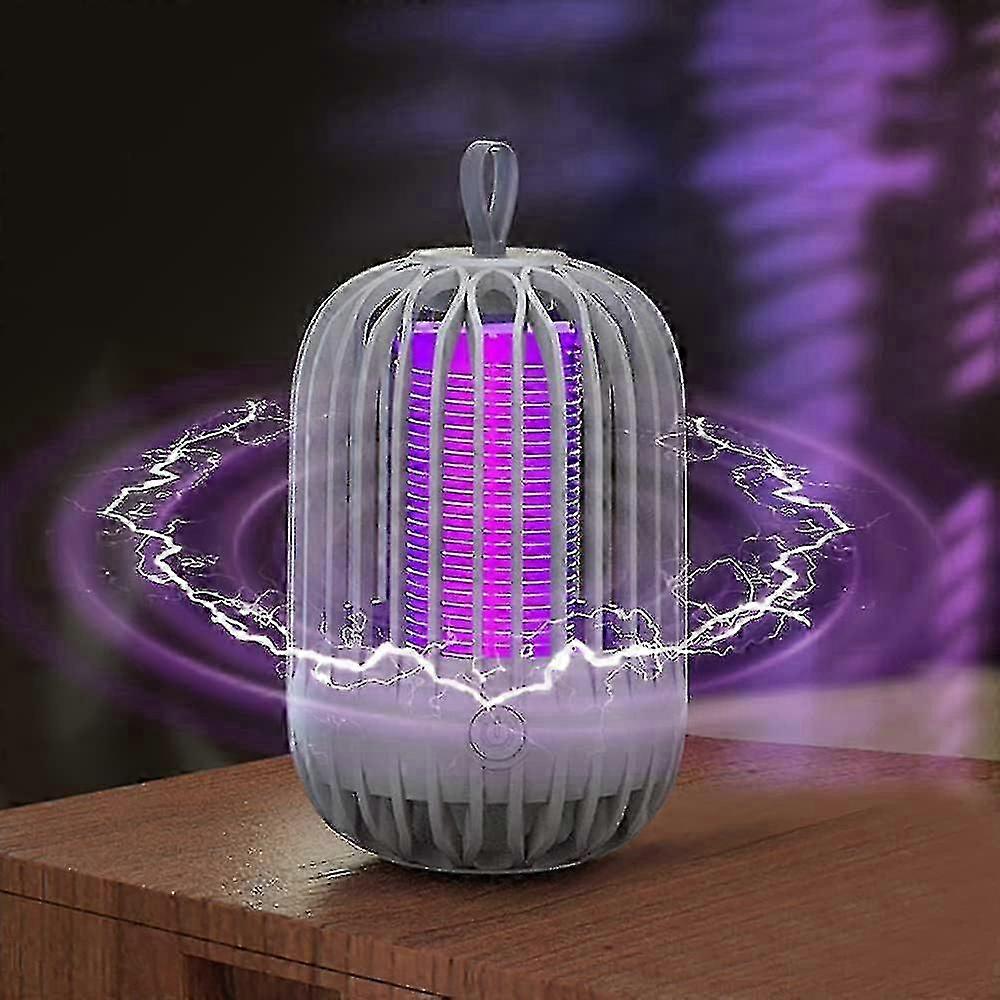 Bug Zapper Outdoor Indoor, Mosquito Killer Lamp, Portable Mini Fly Killer Electric Silent Non-toxic Effective Mosquito Lamp