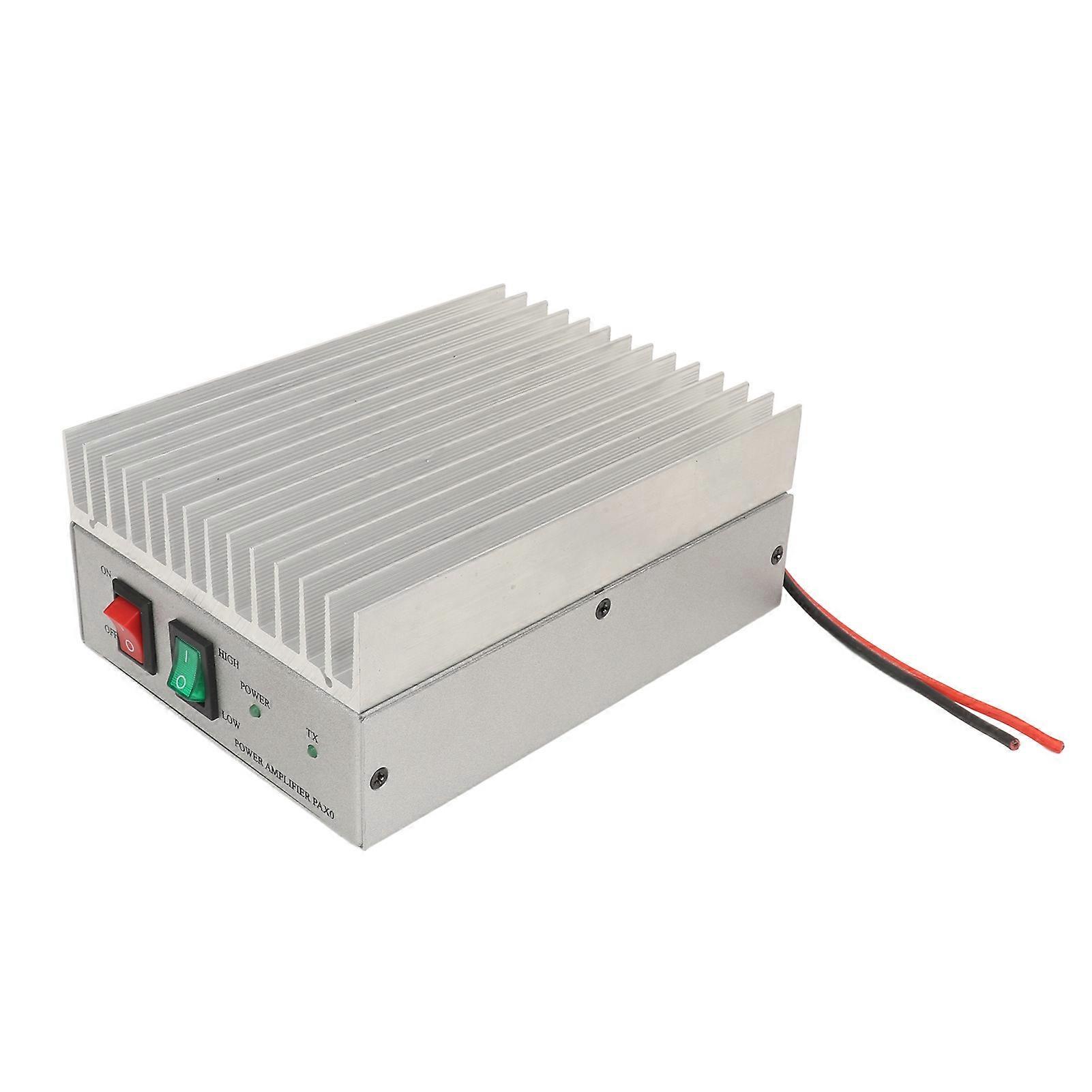 Risegun High Frequency Power Amplifier 400‑470MHz High Sensitivity Aluminum Alloy Power Amplifier 30W 15W Output DC13.8V