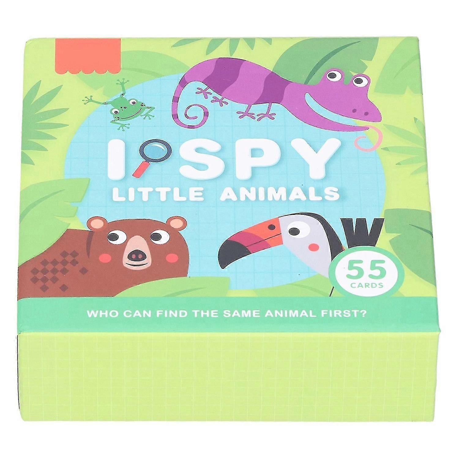 55pcs Animal Matching Game Cards Puzzles Book Interactive Toys Fast Memory For 3 Years Up Childrenan