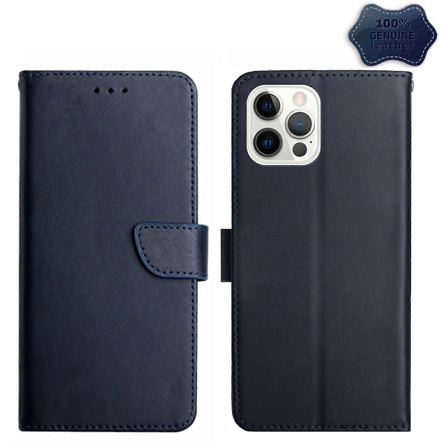 Leather Fingerprint-proof Flip Phone Case