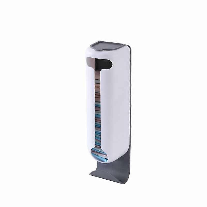 Wall Mounted Plastic Bag Dispenser Organizer For Kitchen Home Neat Organization Space-saving Storage Box