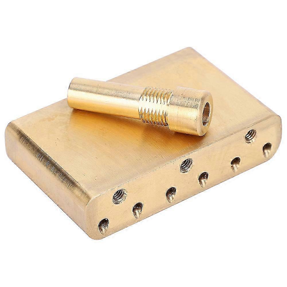 Mosiężny blok tremolo z podstawą Shake 63 mm do akcesoriów do mostków gitarowych Fender / SQ / CV