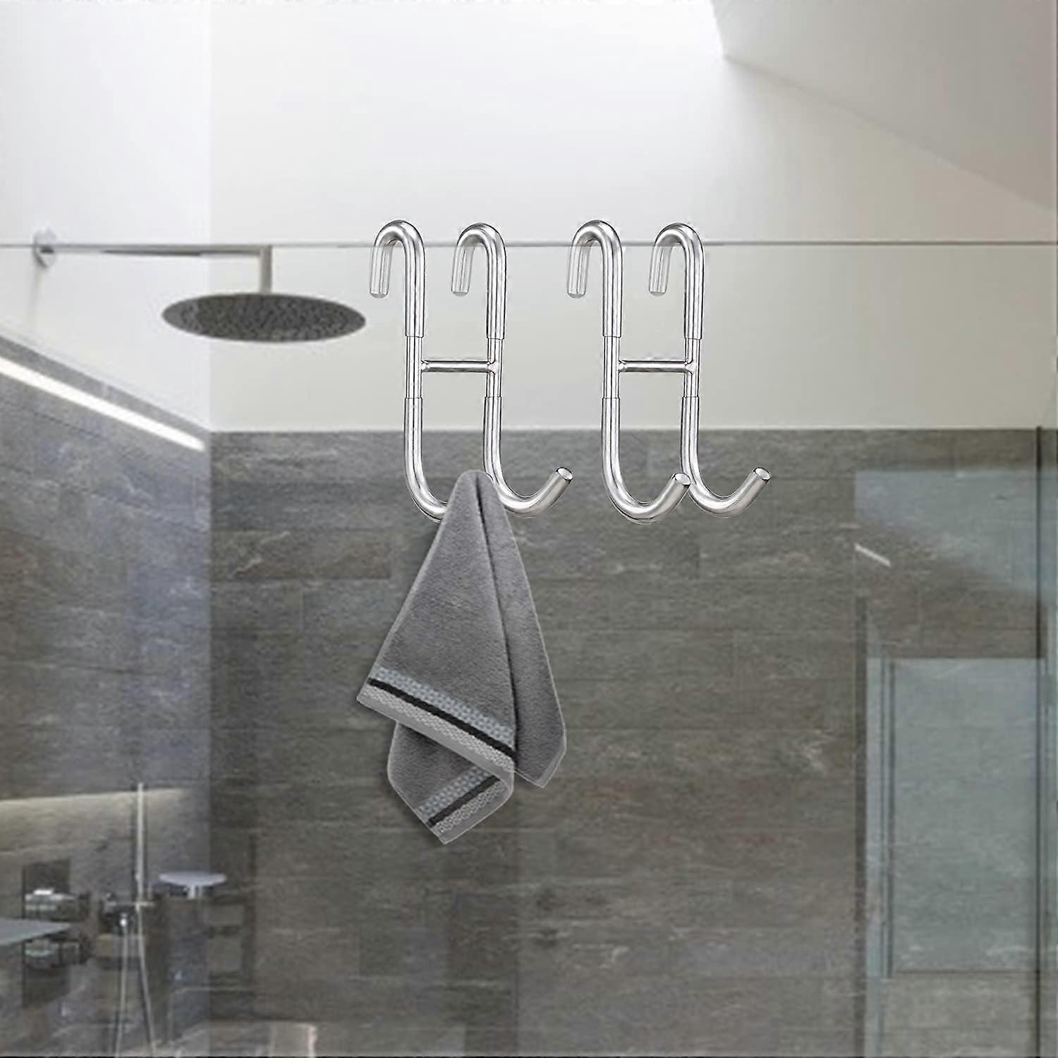 Over Door Hooks, Stainless Steel, Non-Slip, Durable