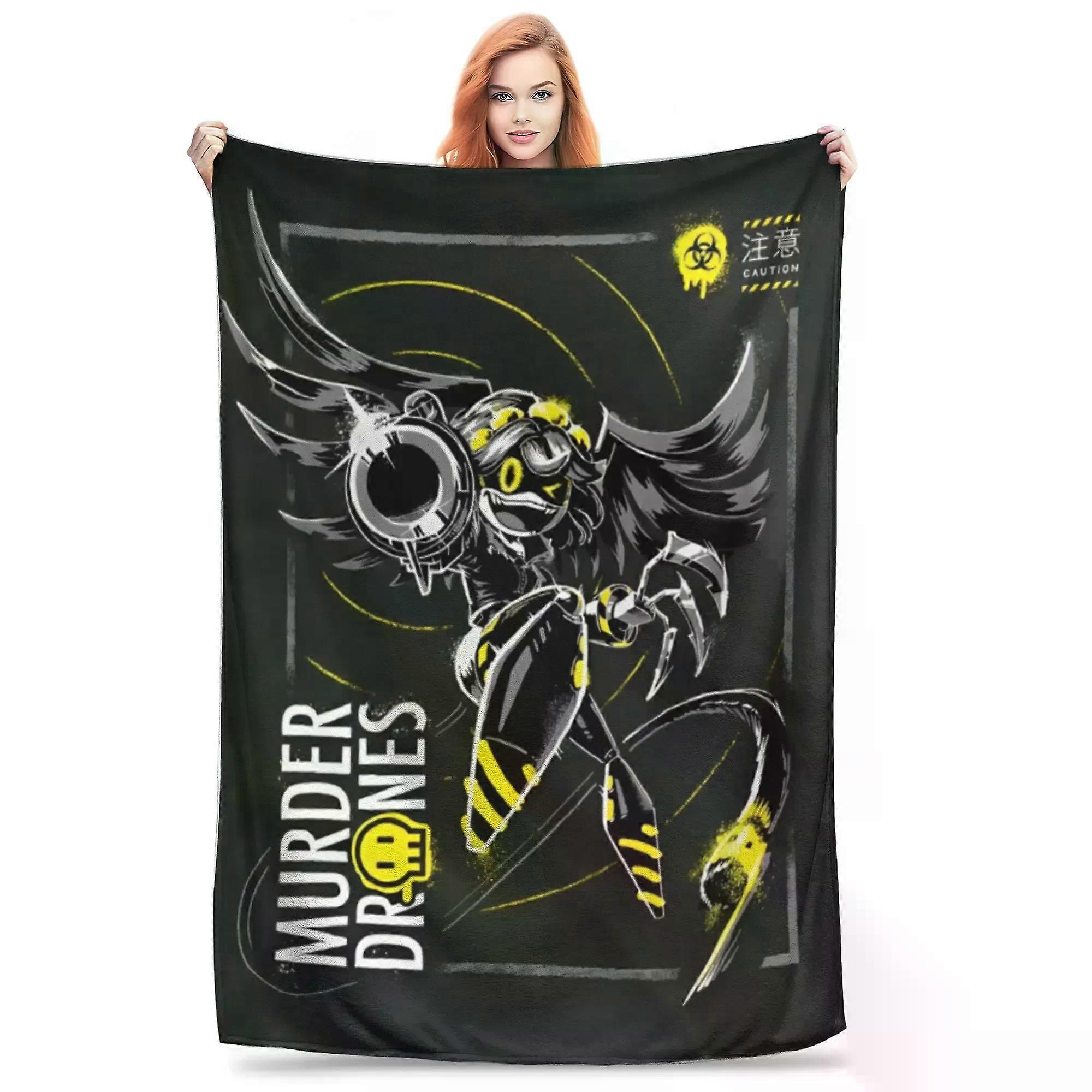 Murder Drones Uzi Doorman  Blanket Multiple Sizes Cozy and Lightweight Robots Throw Blankets for Couch Sofa and Bed