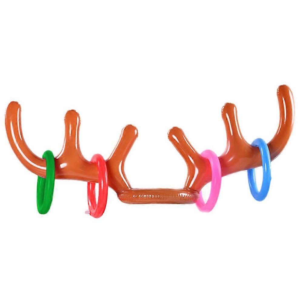 Environmentally Friendly Pvc Reindeer Antler Game, A Sustainable Choice For Your Holiday Celebrations, Leak-Proof And Portable, Includes Adjustable