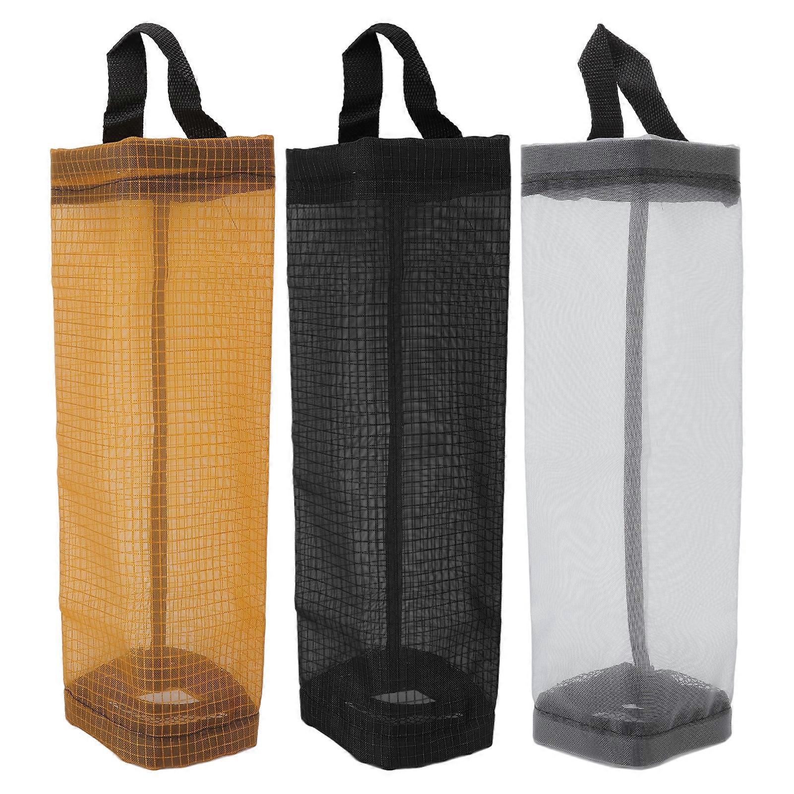 Grocery Large Capacity Durable Polyester Transparent Space Saving Trash Bag Holder for Home Kitchen