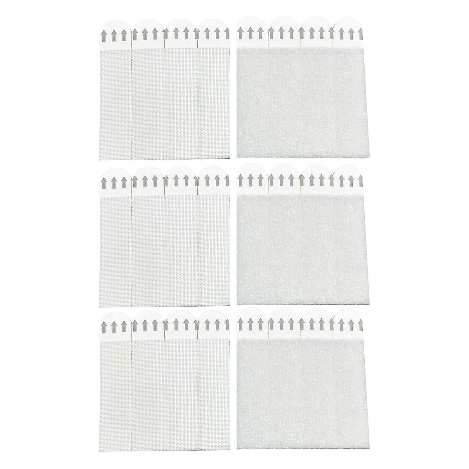 12Pcs Large Picture Hanging Strips Removable Self Adhesive Wall Mounting Strips Punchfree Frame Tape Strips Enduring 16x70mm
