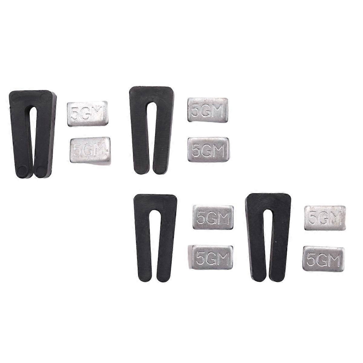 4 Set Ceiling Fan Blade Balancing Kit Fan Weight Balancing Kit Include Balancing Clip and Self-Adhes