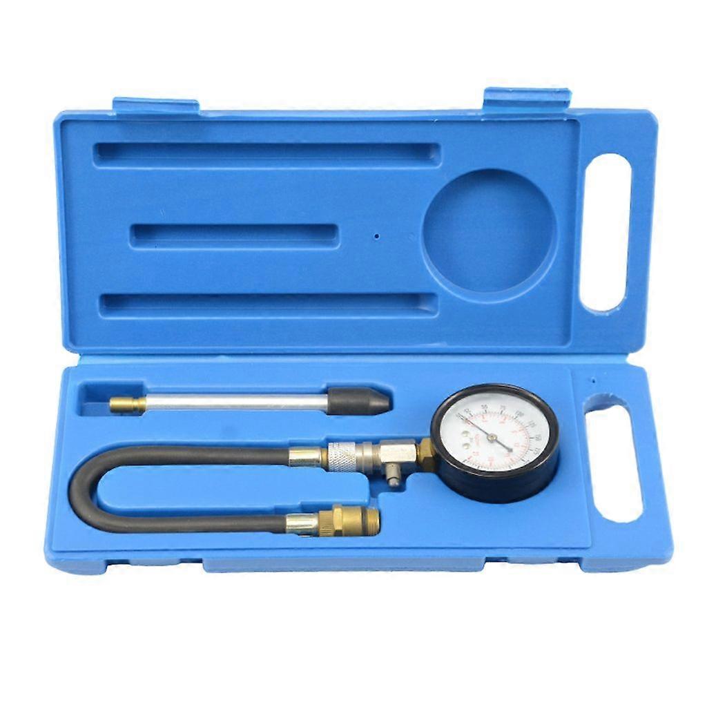 Motorcycles Engine Compression Cylinder Pressure Tester Gauge Set 0-300PSI