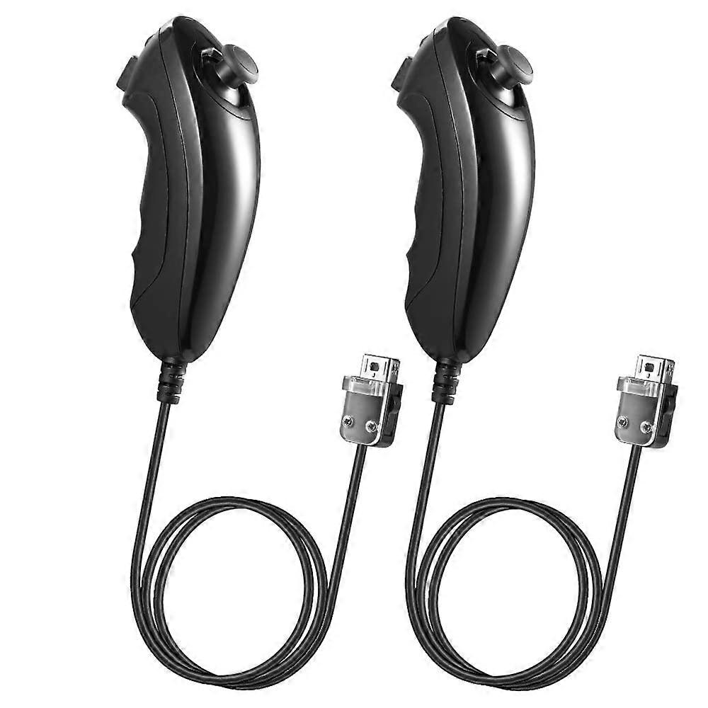 2-pack controllers for video game consoles (black)