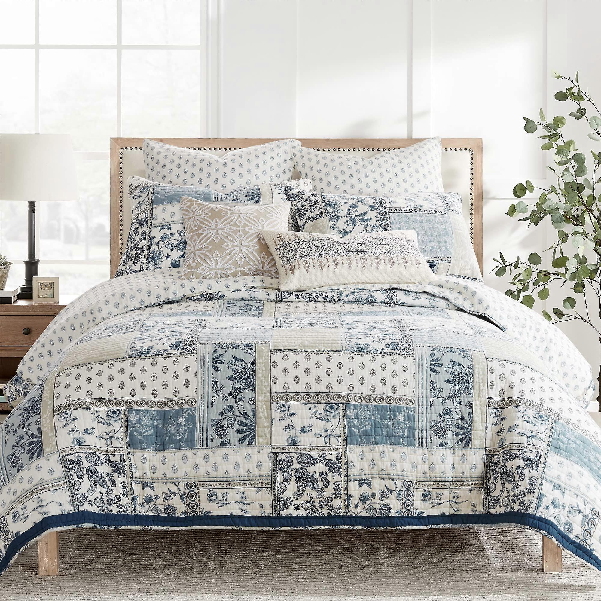 1 Set Reversible Quilt Set for Bedroom Full/Queen Size