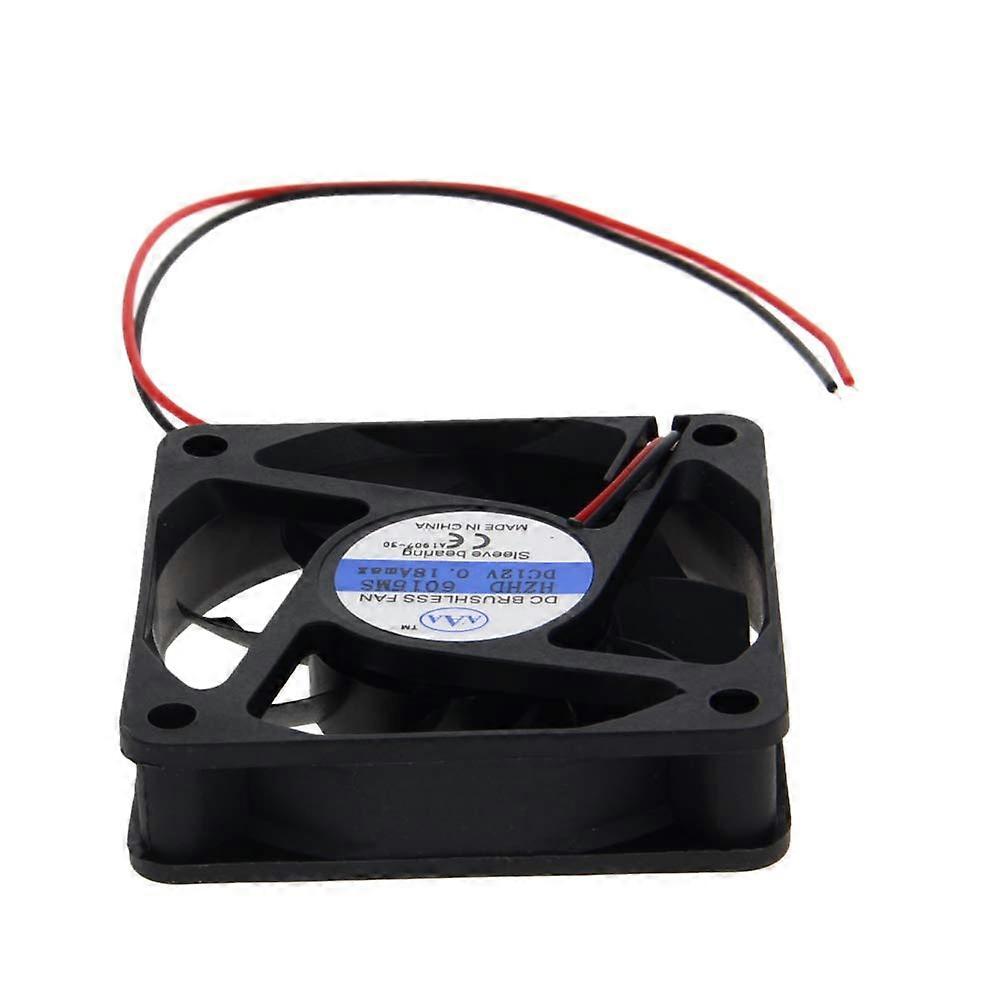 3Pcs DC 12V Brushless Cooling Fan, 60mm x 60mm x 15mm for 3D Printer PC Computer Case and Other Small Appliances