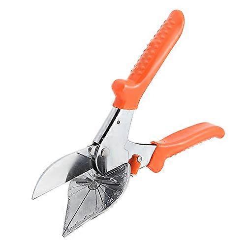 Angle Scissor 45-135 Degree Angle Cutter Mitre Hand Shear Gasket Cutter Window Trim Bead Snips Steel Blade for Plumbing Tool