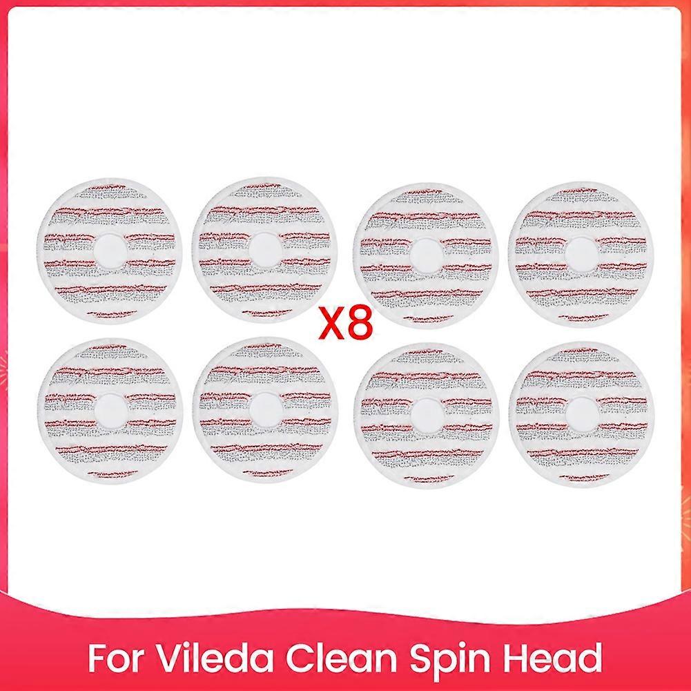 Microfiber Mop Pads Replacement for Vileda Clean Spin Mop Head Refills Washable Head Mop for Cleaning Floor Spare Parts