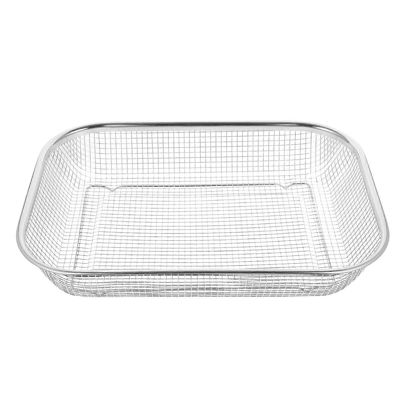 Drain Basket Stainless Fruit Strainer Strainers for Kitchen Metal Steel Strainer for Vegetables