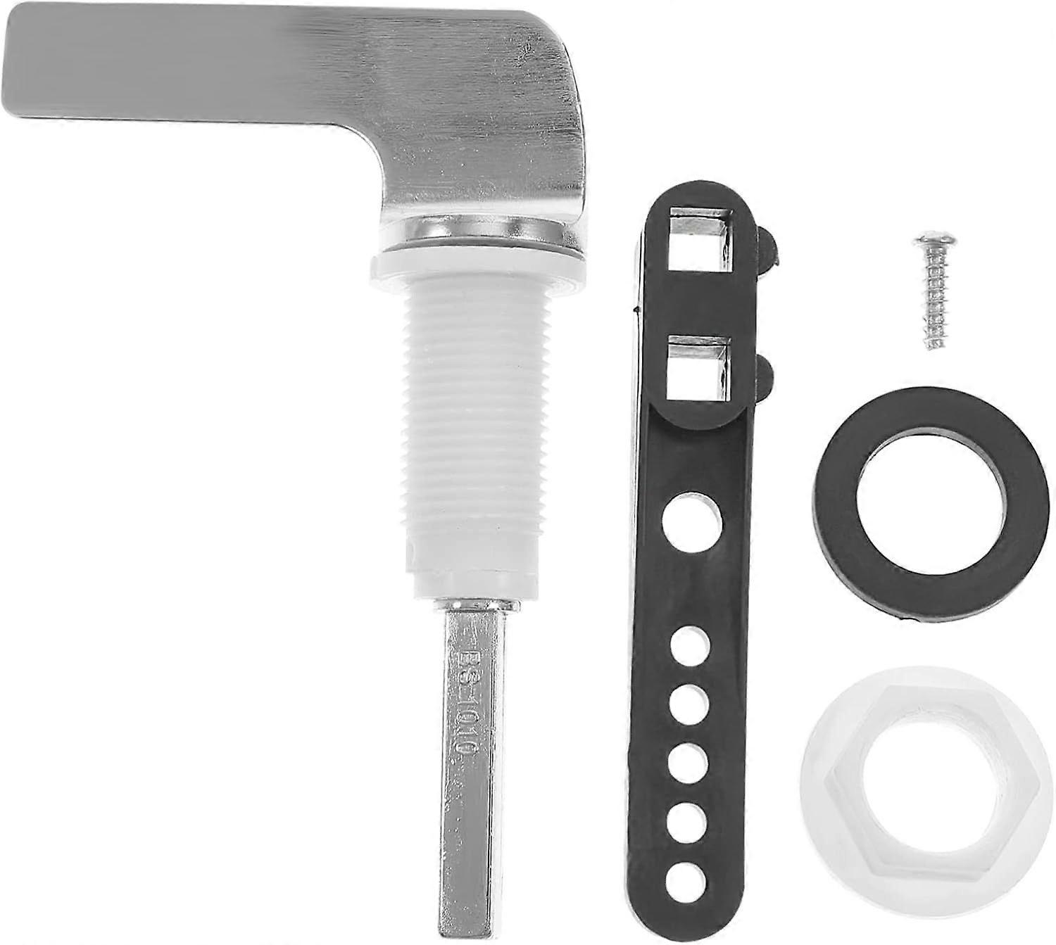 Toilet Handle Replacement Kit: Lever Ar Float Valve for Water Tank Flush Handle