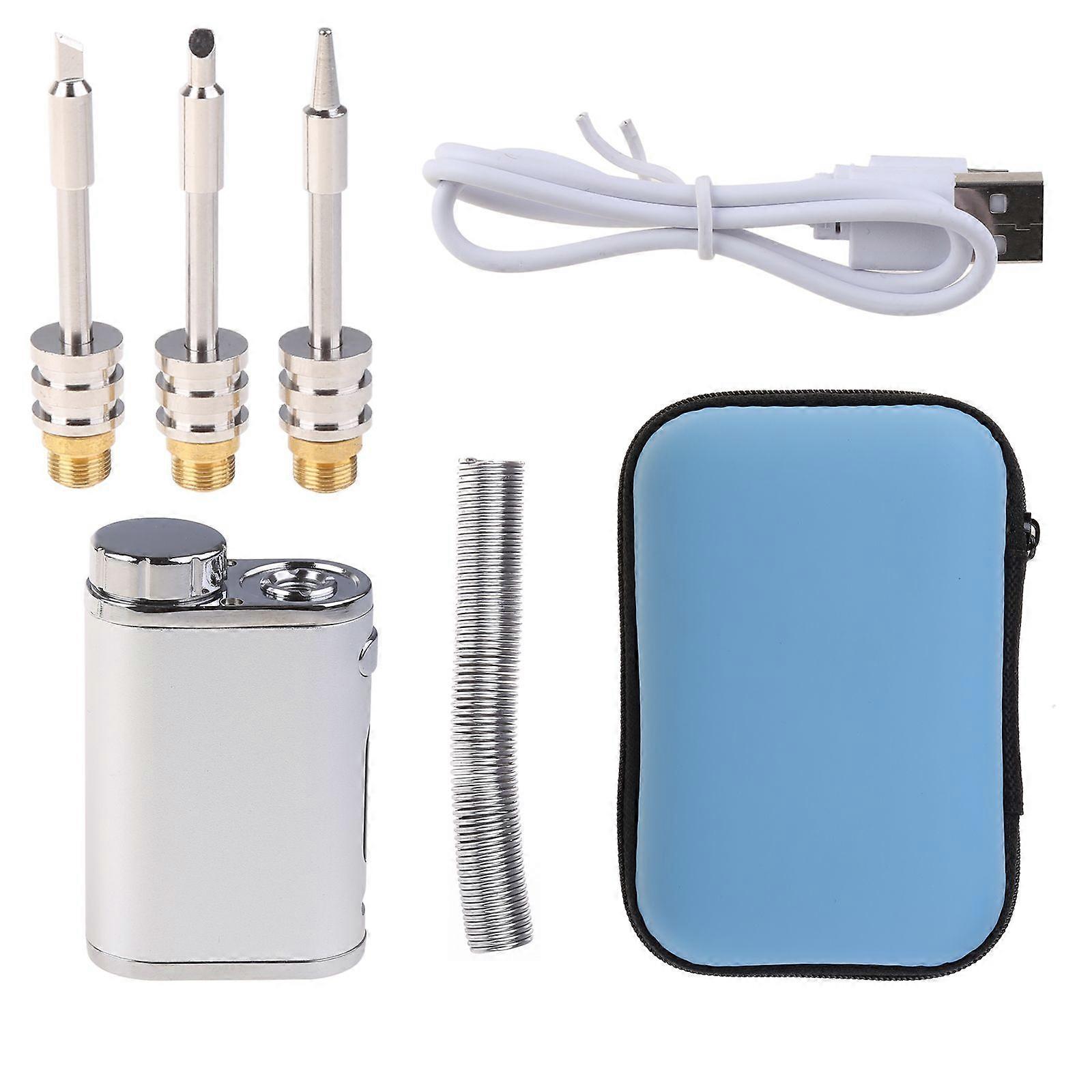 Portable USB Rechargeable Soldering Iron Wireless Battery Welding Tool 1-75W