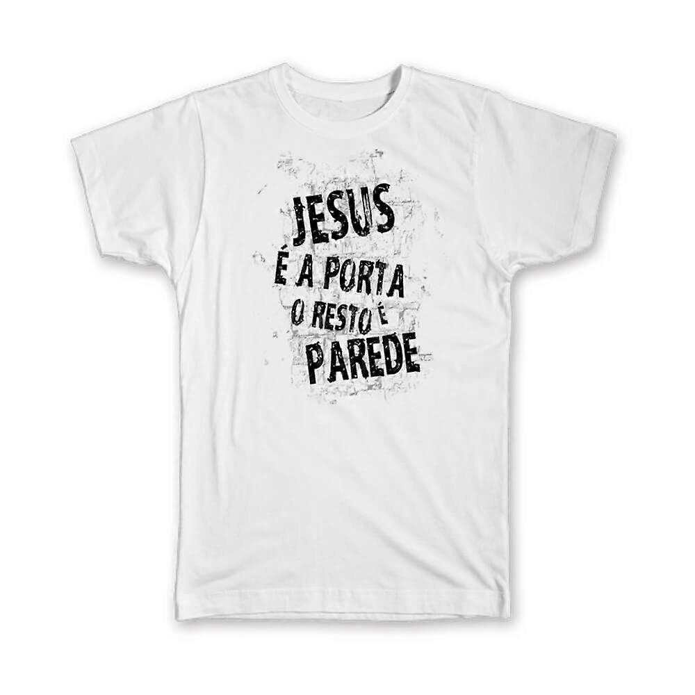Gift T-Shirt: Jesus Porta Resto Parede Christian