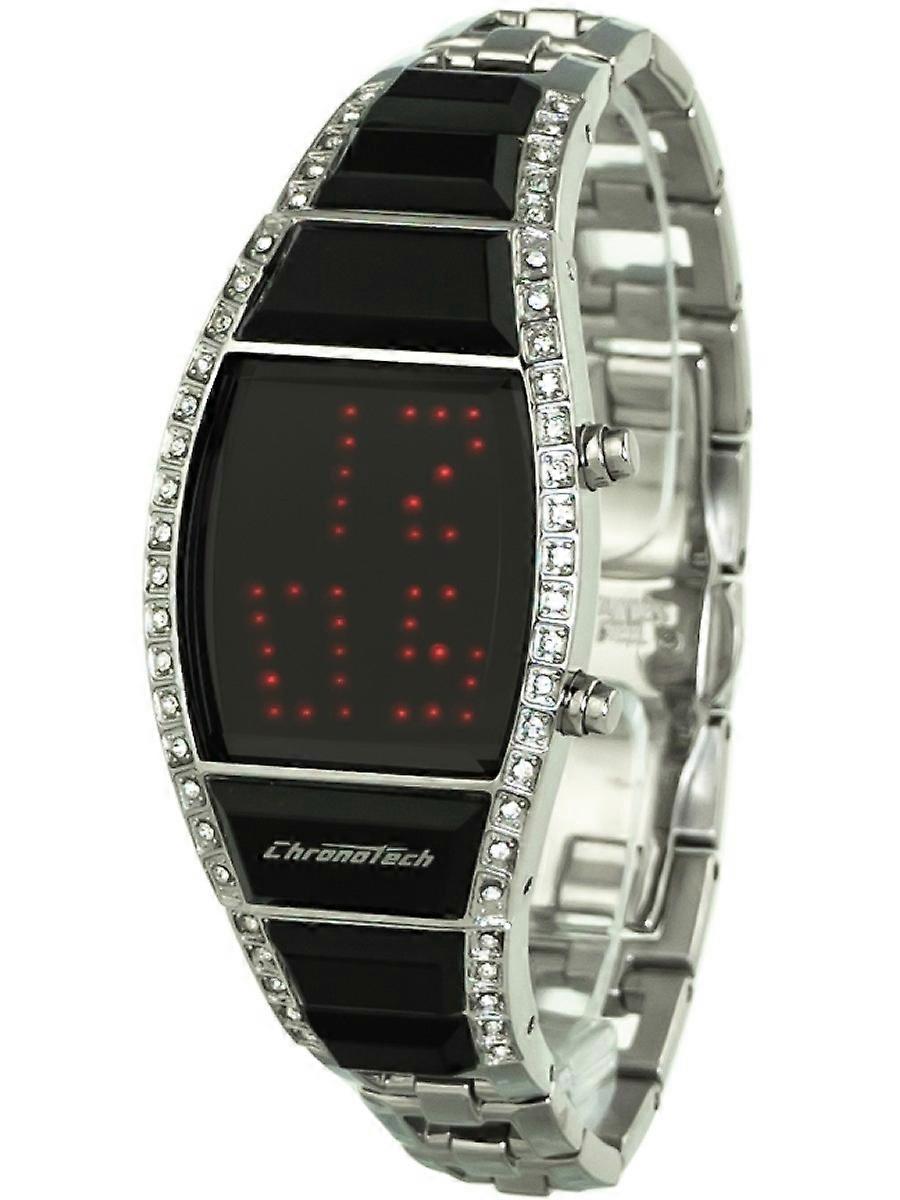 Chronotech sølv rustfrit stål CT7122LS-03M dameur