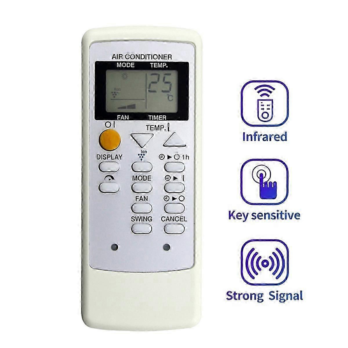 Replace A/C Remote Control CRMC-A764JBEZ for SHARP Air Conditioner A/C Remote Control