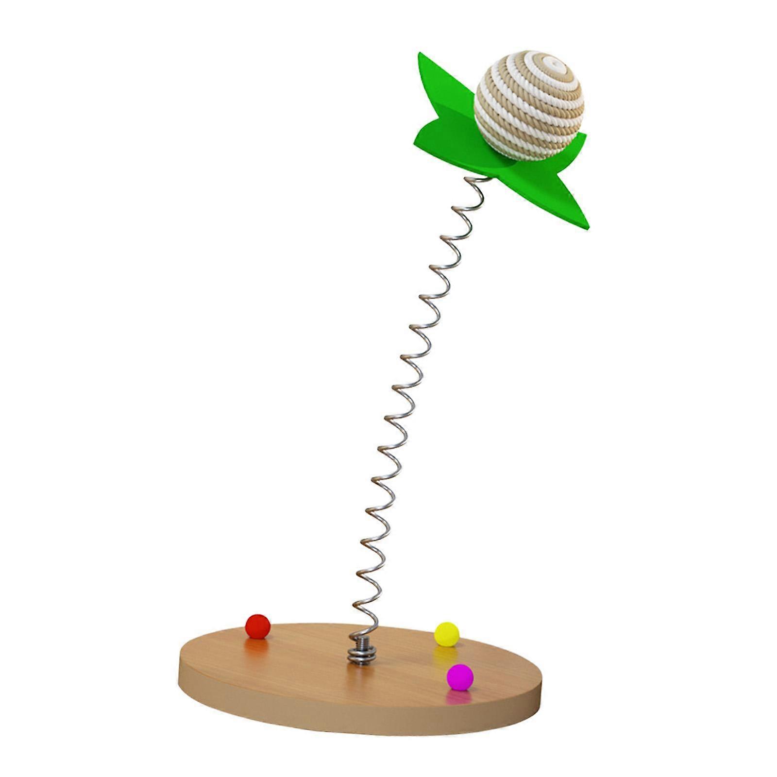 Cat Tumbler Toy for Indoor Cats Play Fun 360° Rotating Kitten Training Stick