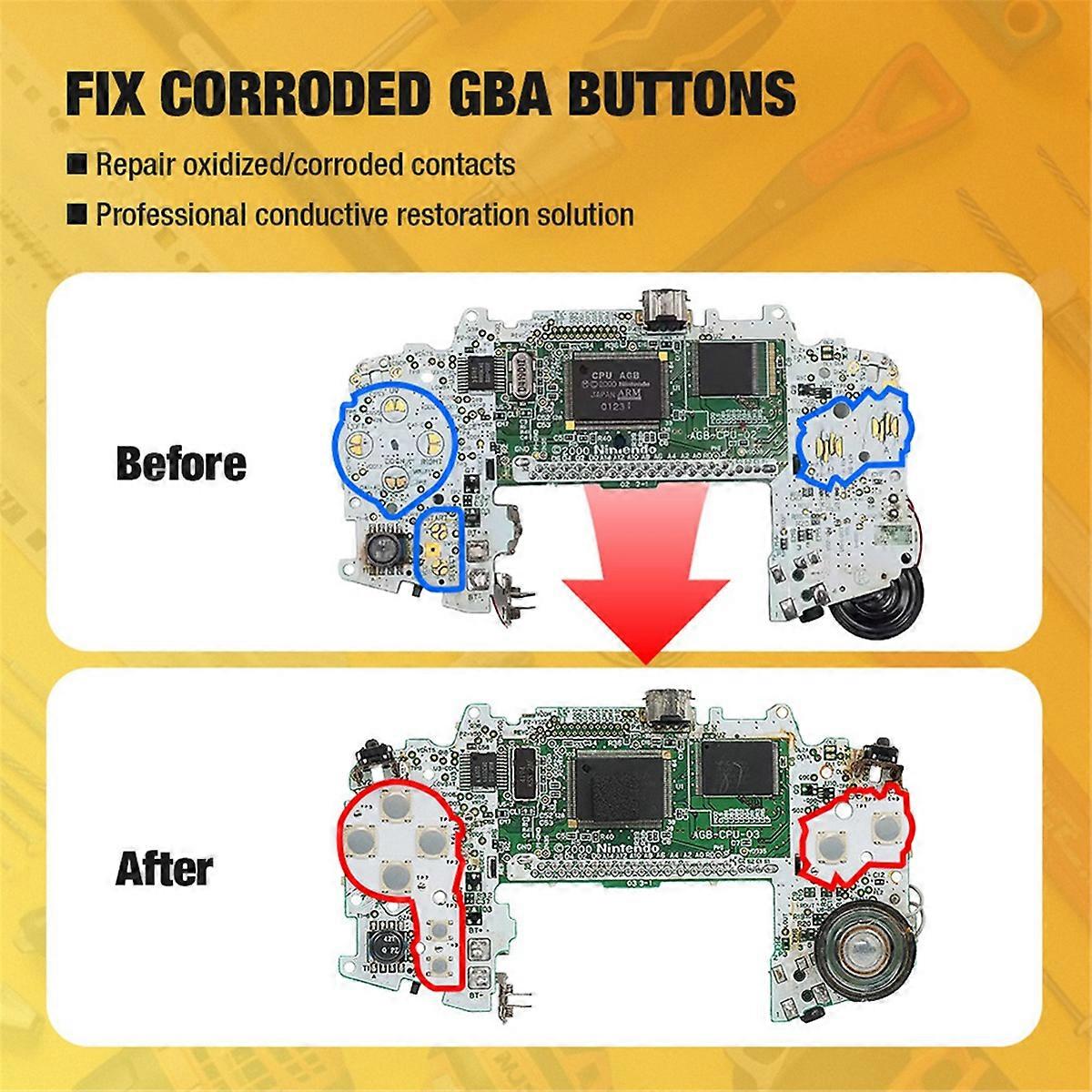 For Membrane Button Tactile Upgrade Modify Kit with Screwdriver Kit for Console Replacement Repairs