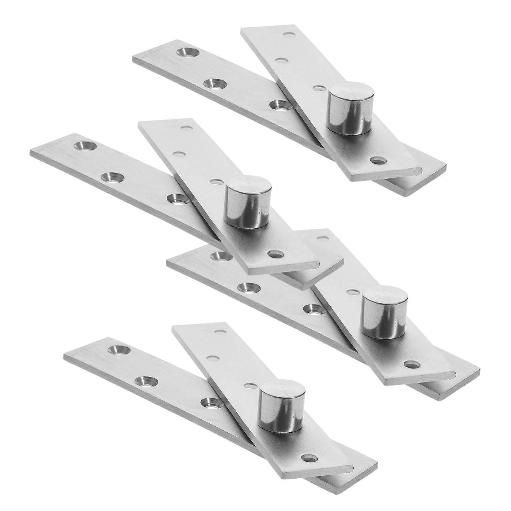 Pivot Hinge Rotation Shaft 4pcs Stainless Steel for Hidden and Secret Doors 360 Degree Rotatable and Sturdy