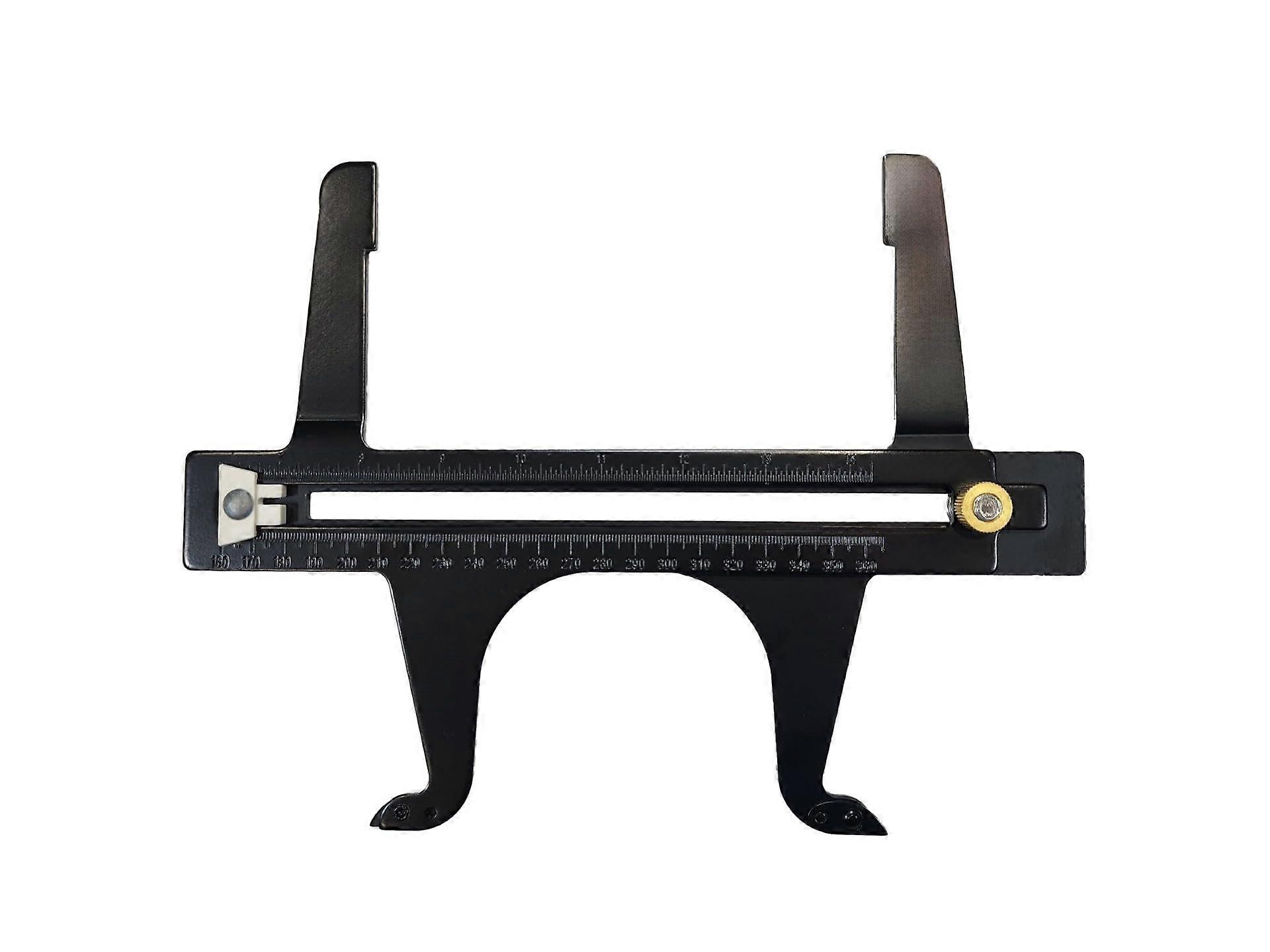 VCT Brake Drum Measuring and Resetting Tool Dual Scale 6.5-14.25 Inch (160-360mm) for Adjusting Brake Shoes and Installing Drum