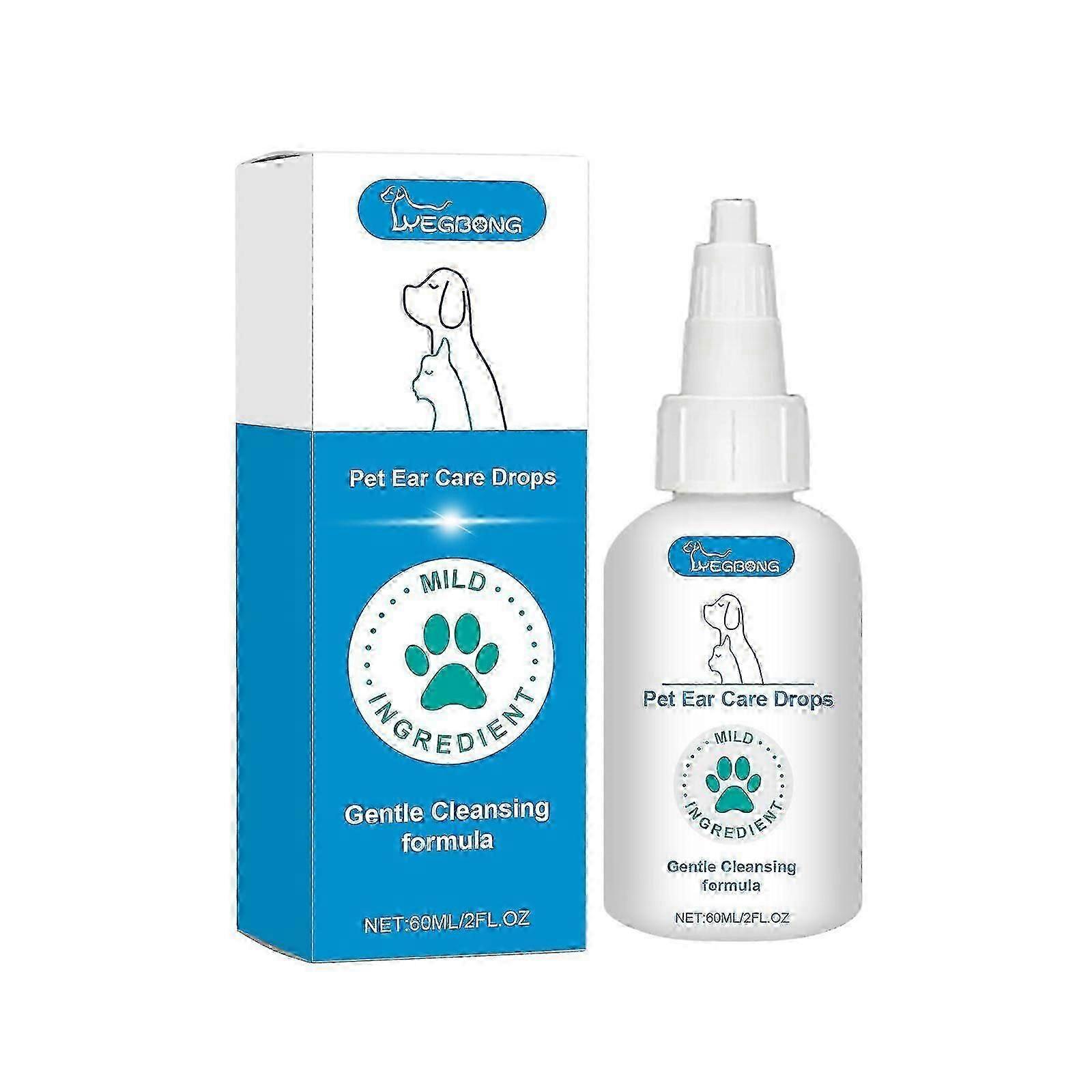 العناية بأذن الأليفة ، وقطرات المطهرات ، وتنظيف أذن والقطط ، وإزالة العث ، وإزالة شمع الأذن