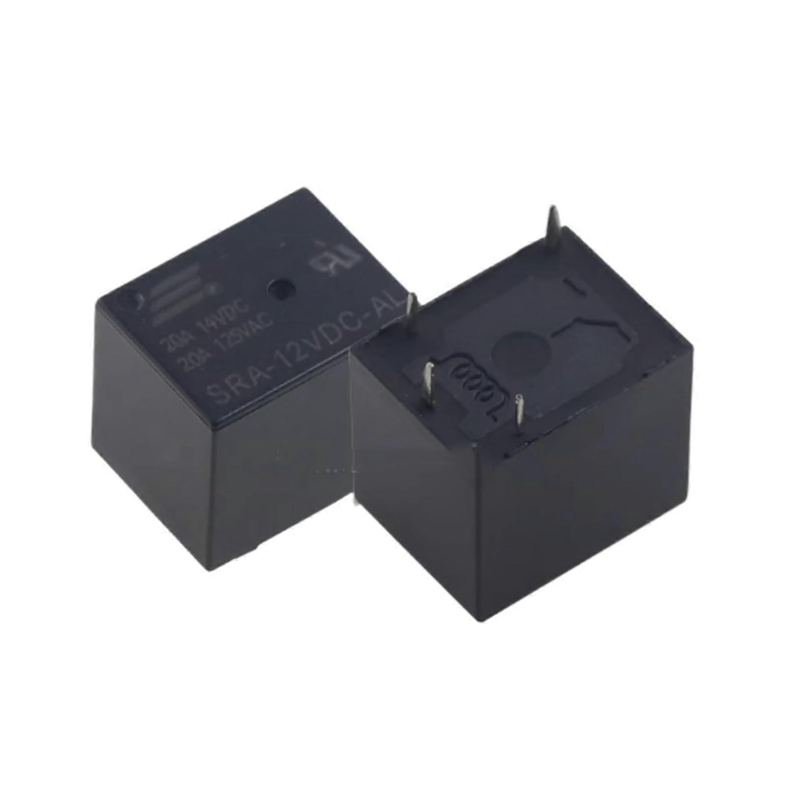 5PCS SRA-05V 12V 24VDC Relay 4-Pin/5-Pin 20A Switching Module for Arduino and Electronic Projects
