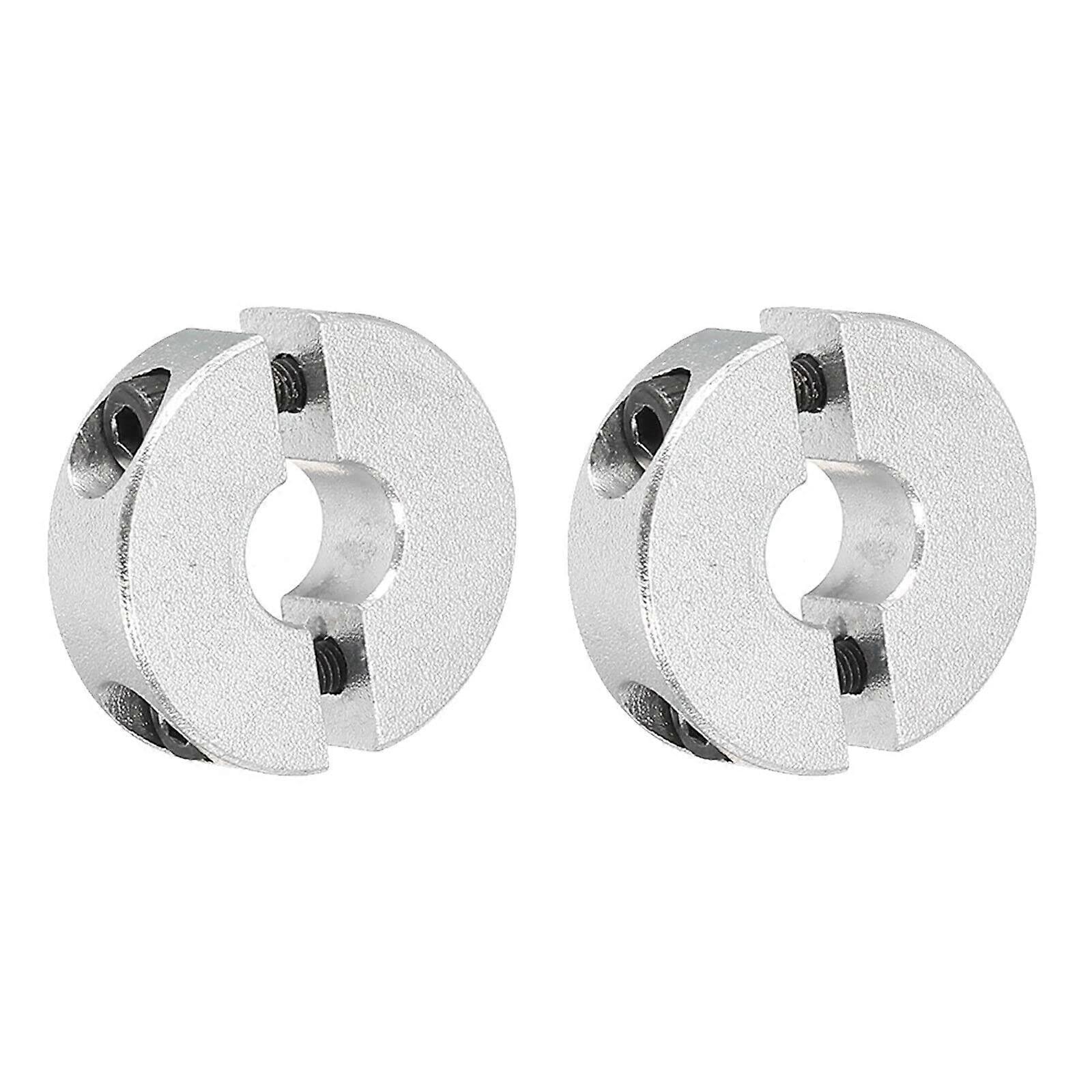 طوق رمح 0.31 'طوق مزدوج من الألومنيوم المنفصل مع مجموعة برغي نغمة فضية 2 عبوة HOAICH322