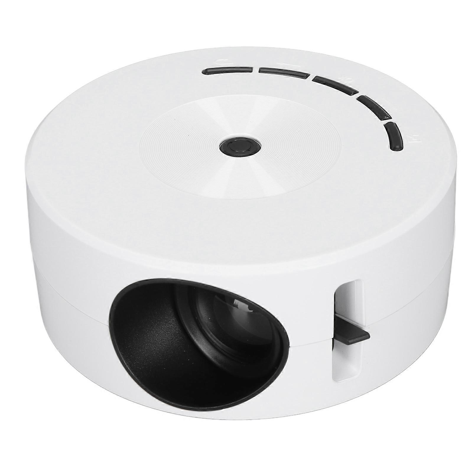 Mini Projector Eye Protection Built in Speaker Pocket LED Projector Movie Projector for Home White 