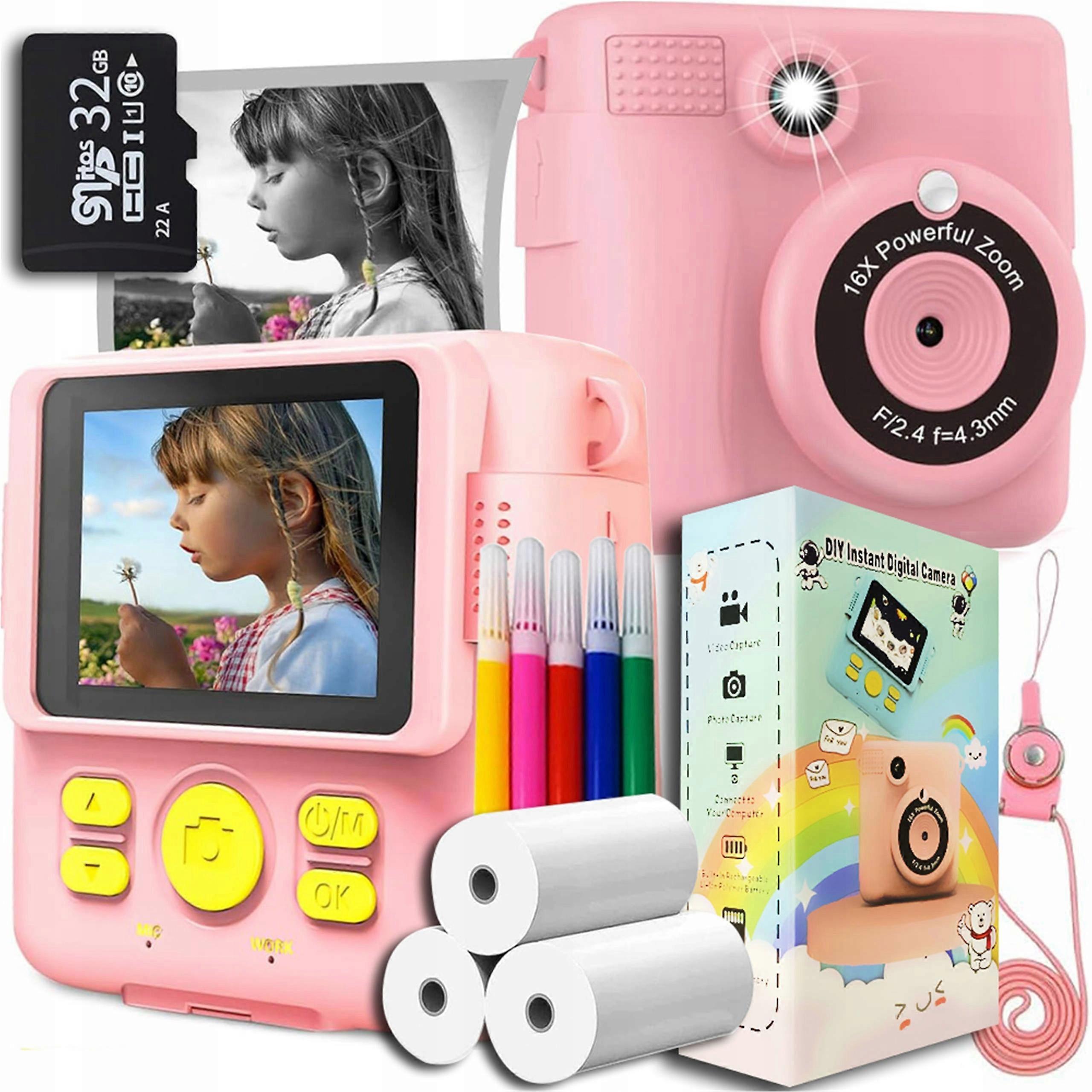 Digital Camera For Children Sf 681 8 Mpx Pink