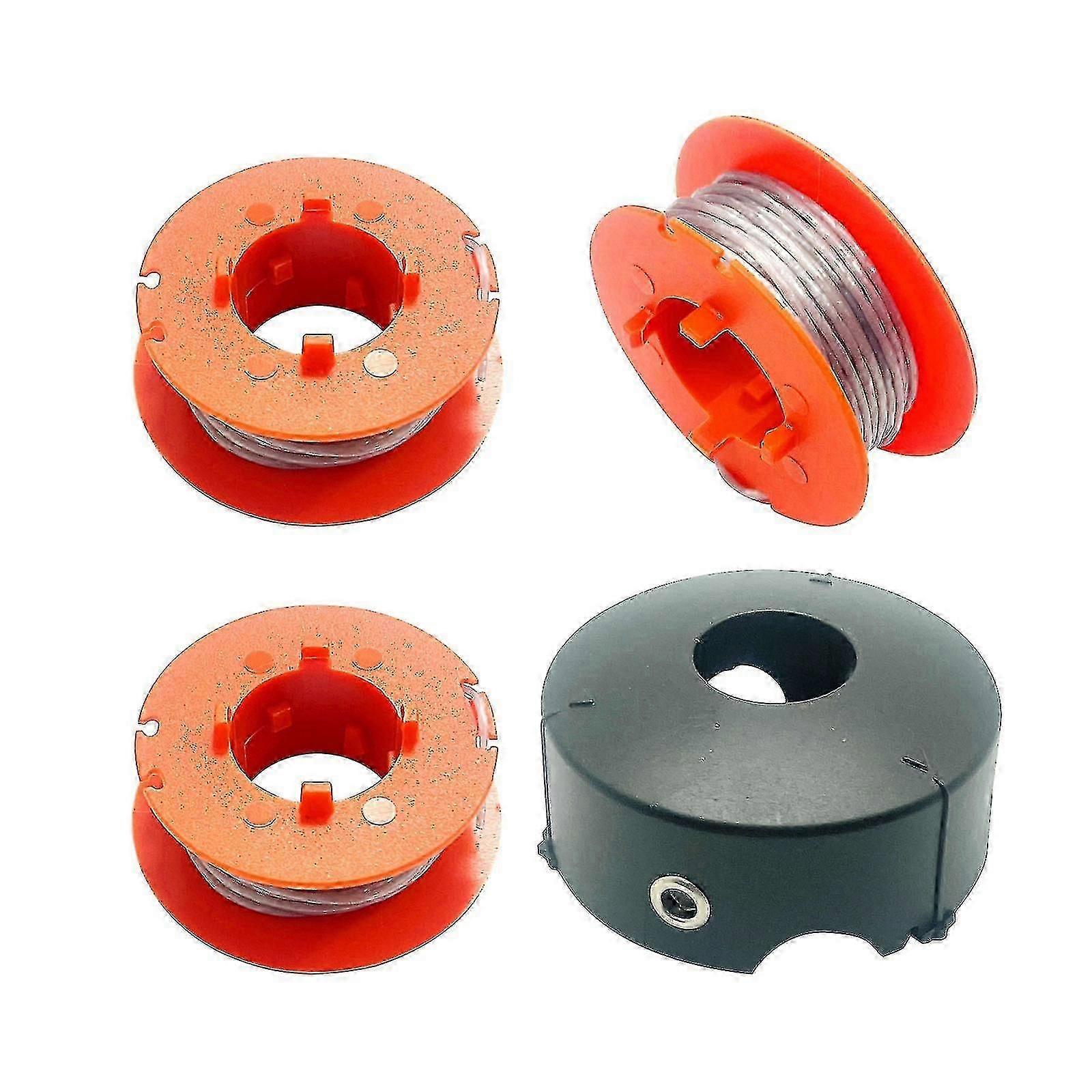 3 Spools 1cover Strimmer Spool Replacement For Bosch Art 23 26 30 Grass Trimmer Automatic Spool Line - POP