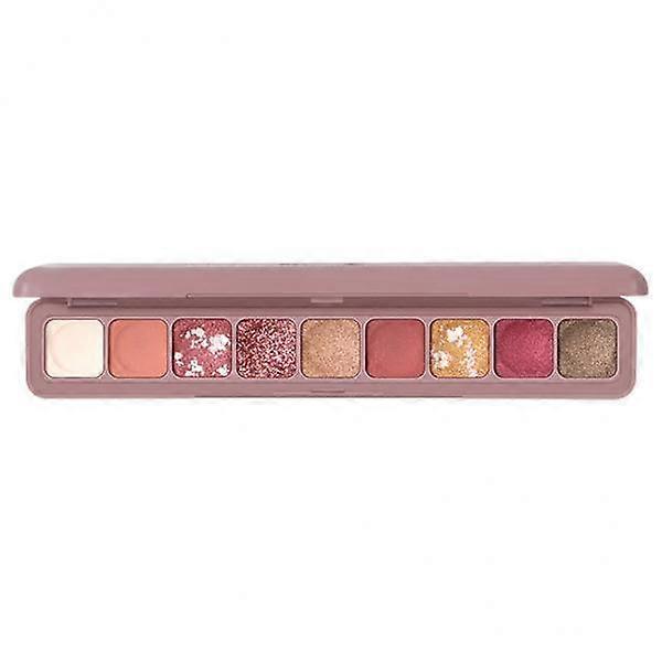 2xEyeshadow Palette 9 Color Matte Shimmer Sweatproof Glitter Highlighter