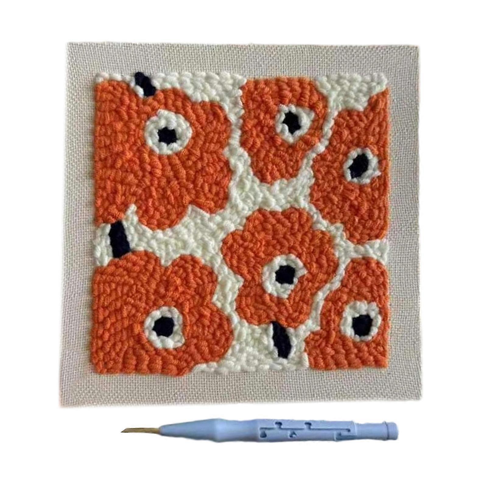 Stitching Kits Flower Pattern Craft Fabric Painting Kits Embroidery Craft Project Materials Set For Crafting Enthusiasts